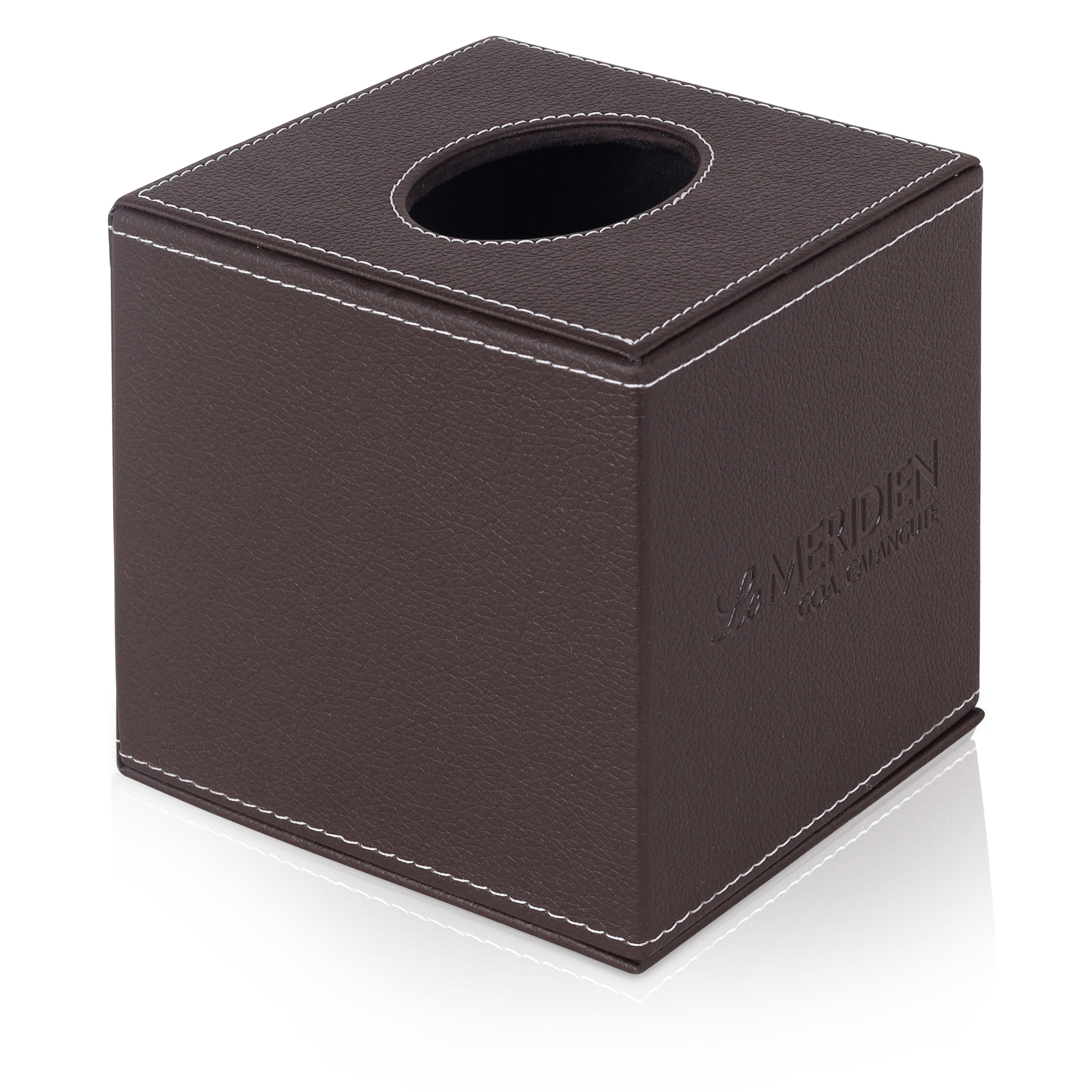 Leatherette Square Tissue Box: SP TB 86