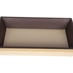 Leatherette Towel Tray : SP TR 122